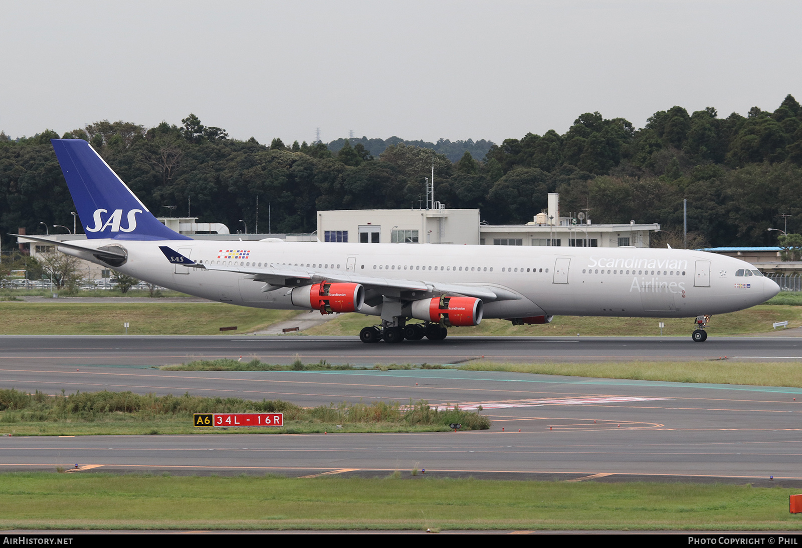 Aircraft Photo of OY-KBD | Airbus A340-313 | Scandinavian Airlines - SAS | AirHistory.net #245237