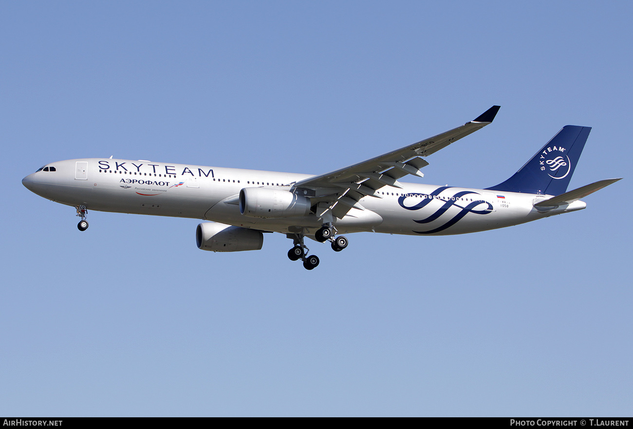 Aircraft Photo of F-WWYX | Airbus A330-343 | Aeroflot - Russian Airlines | AirHistory.net #245241