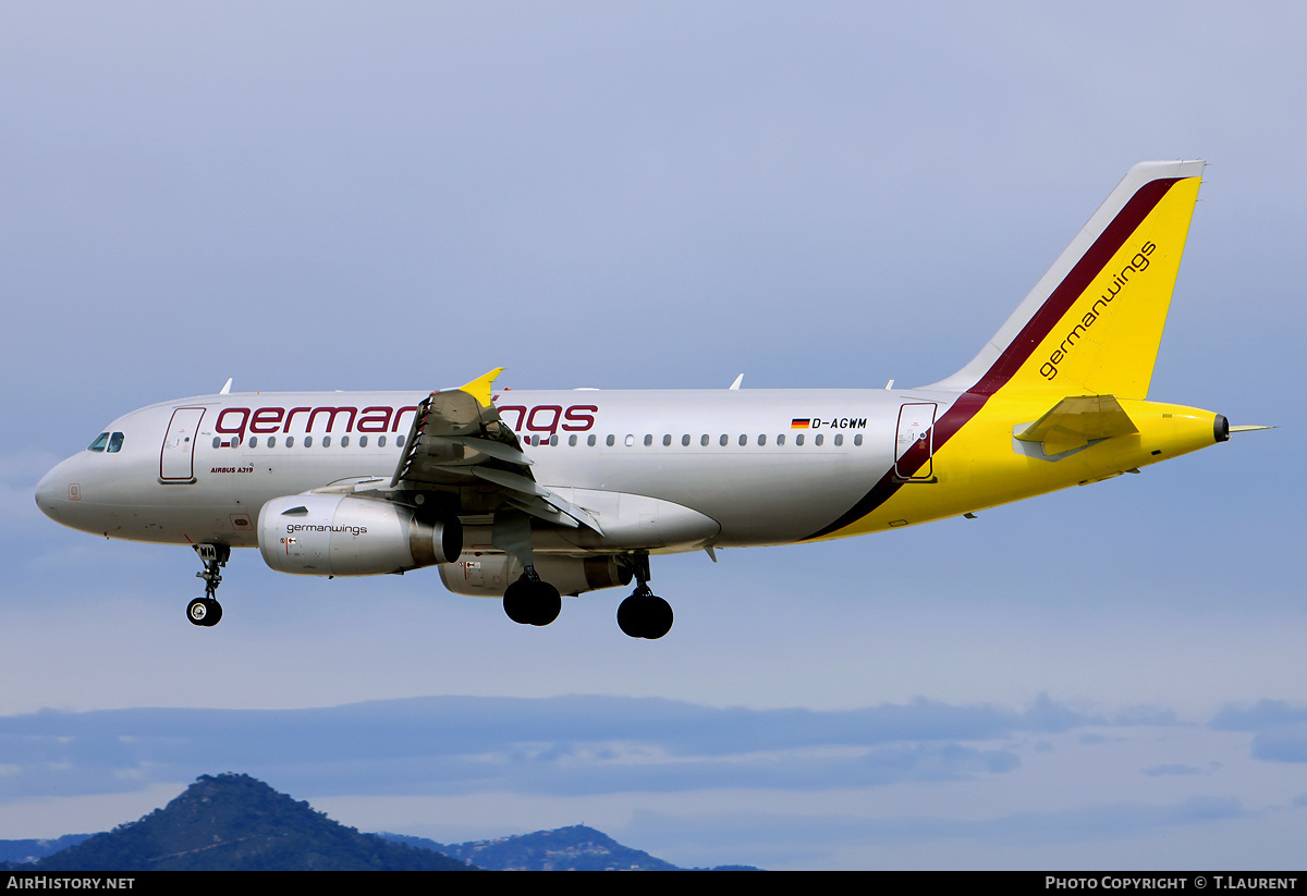 Aircraft Photo of D-AGWM | Airbus A319-132 | Germanwings | AirHistory.net #245244