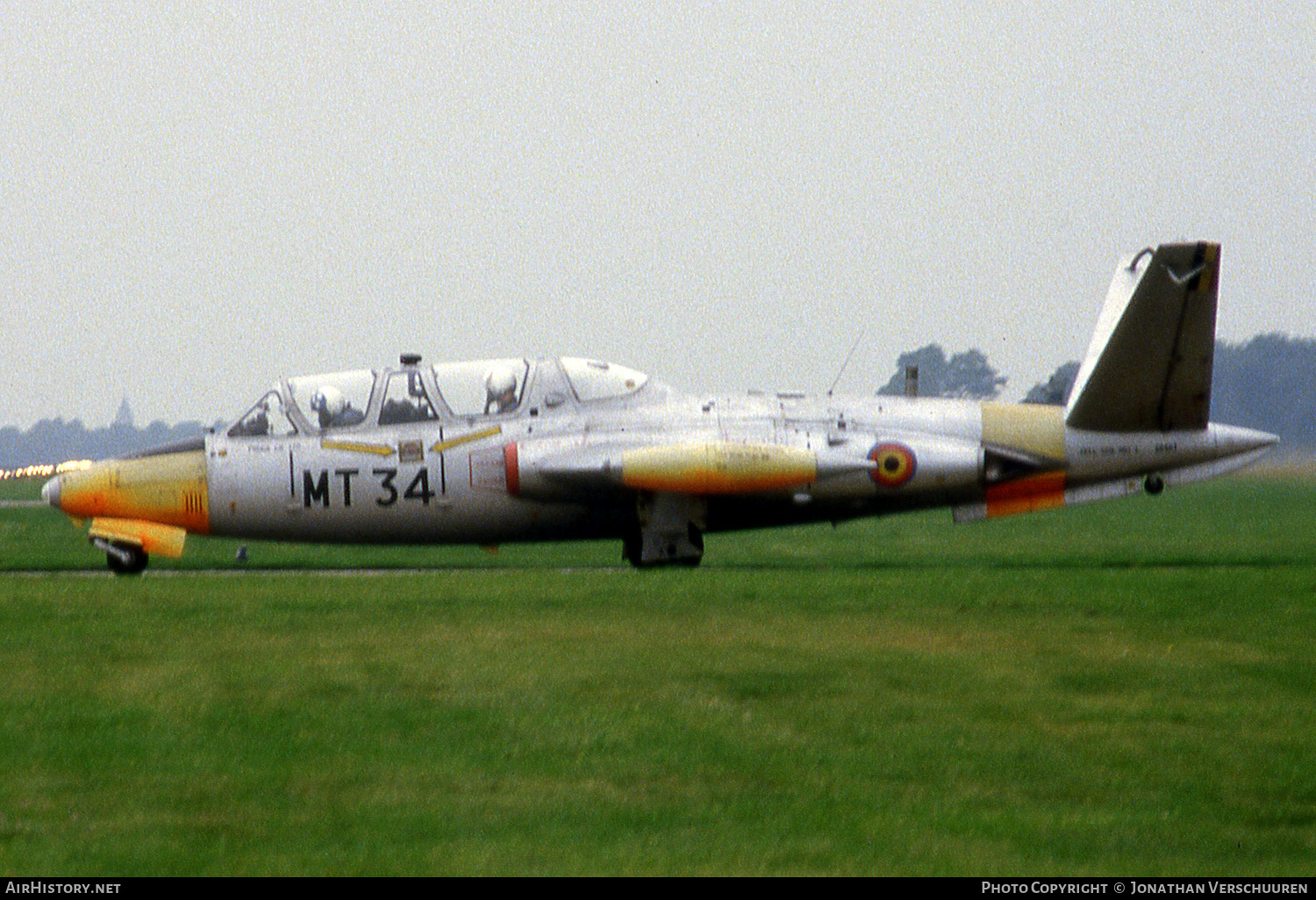 Aircraft Photo of MT34 | Fouga CM-170R Magister | Belgium - Air Force | AirHistory.net #245257