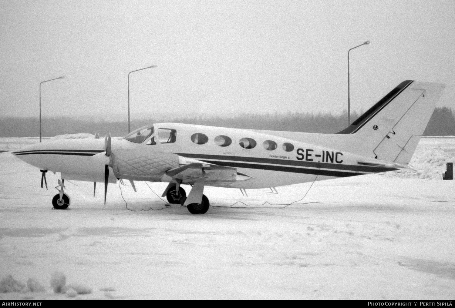 Aircraft Photo of SE-INC | Cessna 421C Golden Eagle II | AirHistory.net #245275