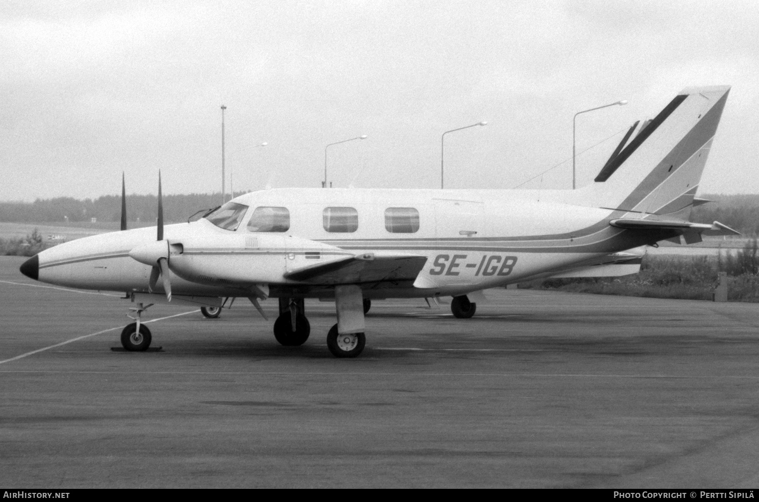 Aircraft Photo of SE-IGB | Piper PA-31P-425 Pressurized Navajo | AirHistory.net #245289