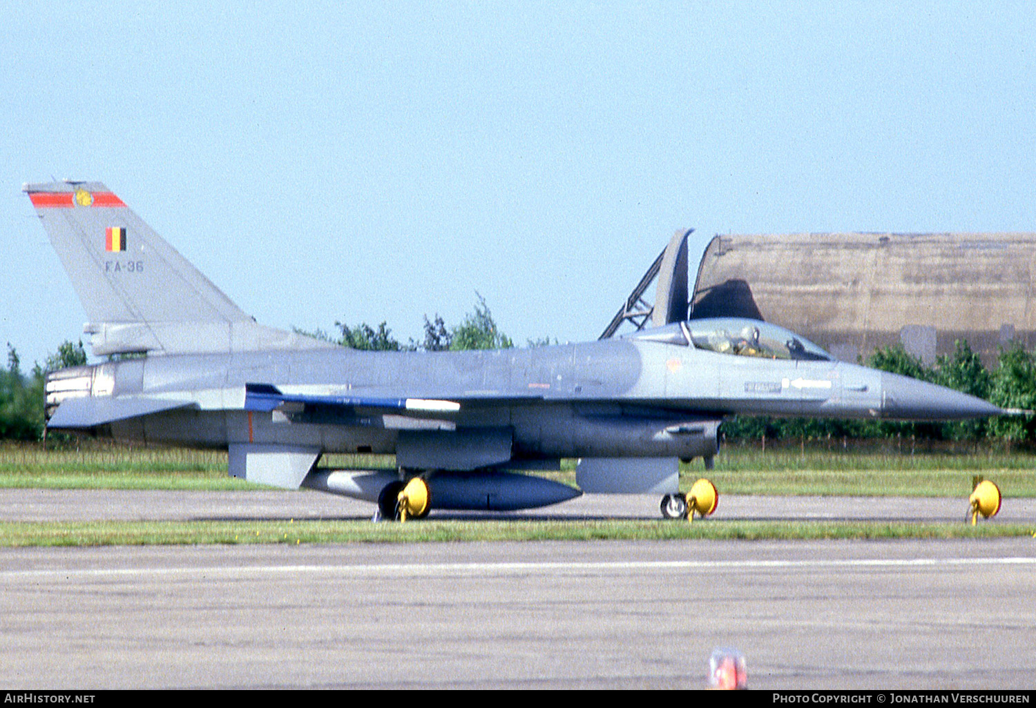 Aircraft Photo of FA36 | General Dynamics F-16A Fighting Falcon | Belgium - Air Force | AirHistory.net #245291