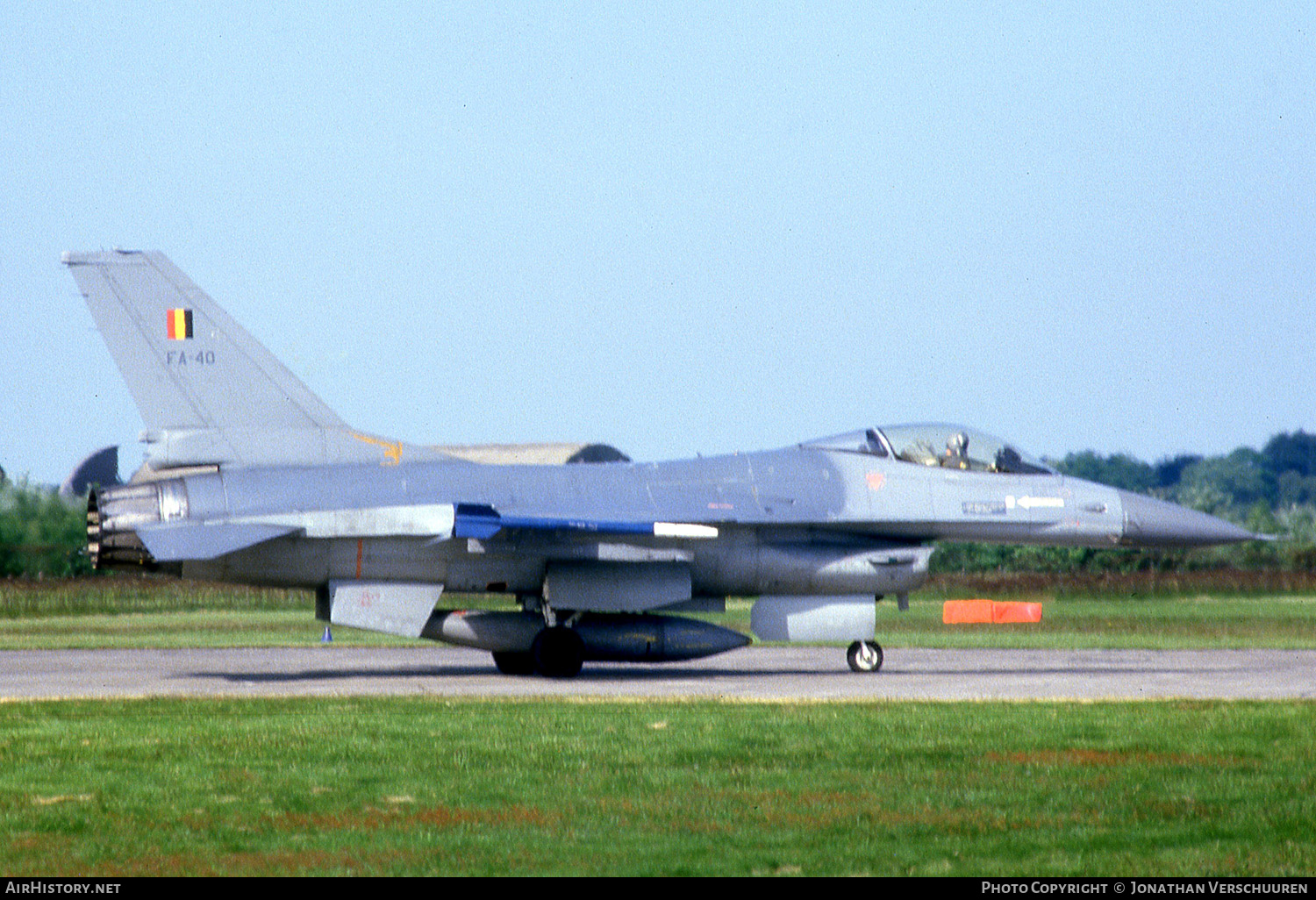 Aircraft Photo of FA40 | General Dynamics F-16A Fighting Falcon | Belgium - Air Force | AirHistory.net #245292