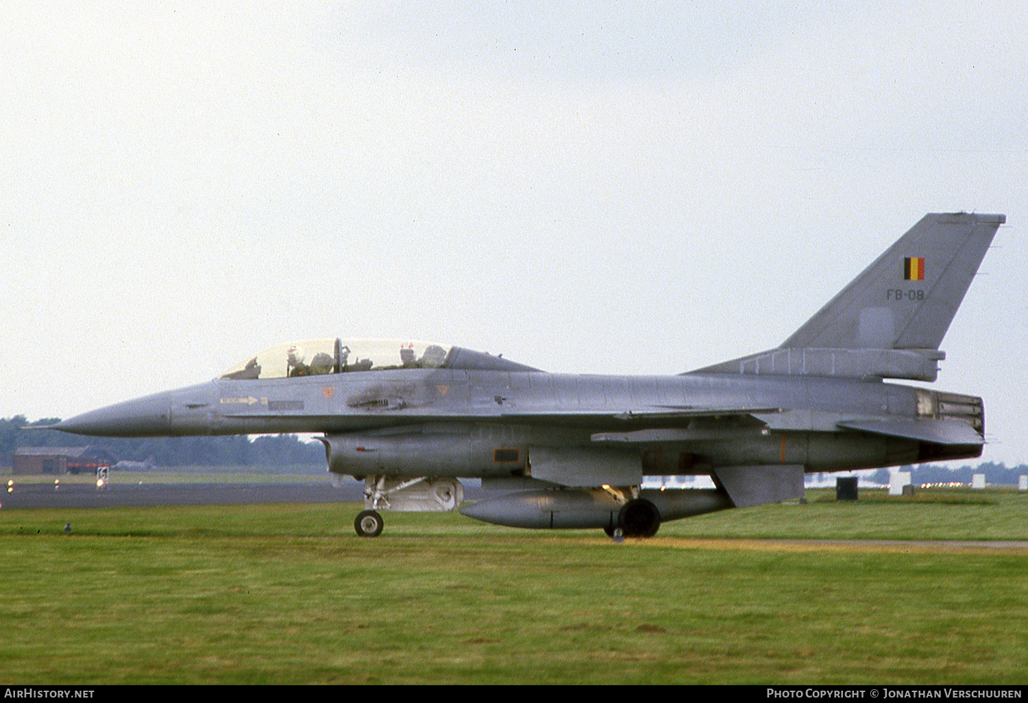 Aircraft Photo of FB08 | General Dynamics F-16B Fighting Falcon | Belgium - Air Force | AirHistory.net #245294
