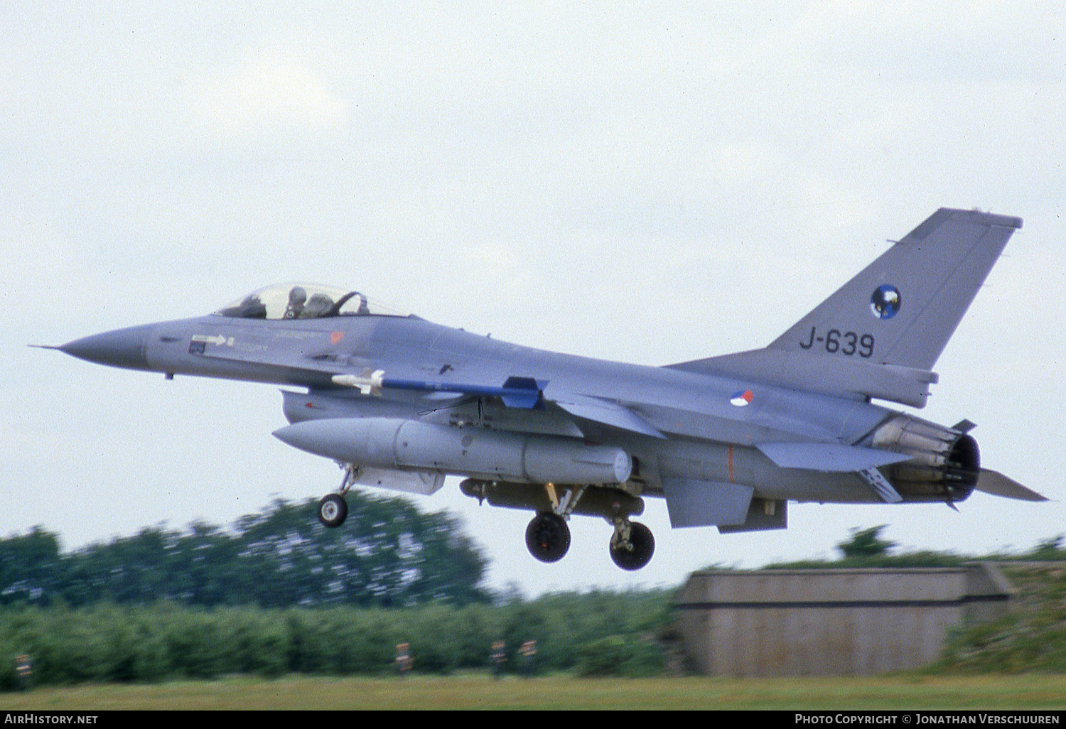 Aircraft Photo of J-639 | General Dynamics F-16A Fighting Falcon | Netherlands - Air Force | AirHistory.net #245295