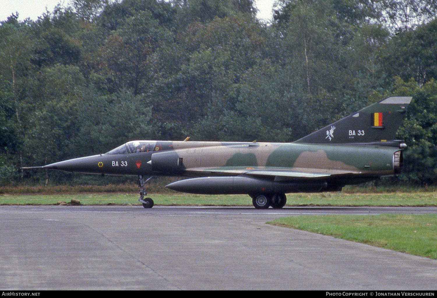 Aircraft Photo of BA33 | Dassault Mirage 5BA | Belgium - Air Force | AirHistory.net #245320