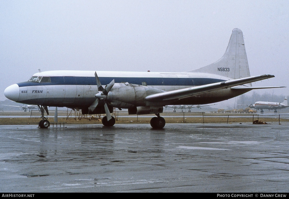 Aircraft Photo of N5833 | Convair 580/F | AirHistory.net #245330
