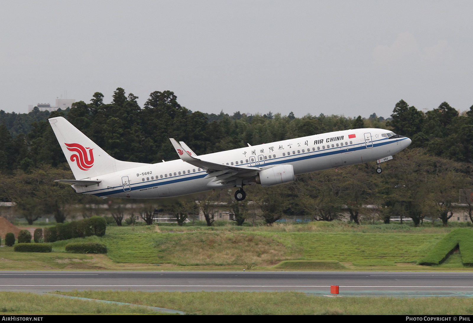 Aircraft Photo of B-5682 | Boeing 737-89L | Air China | AirHistory.net #245335