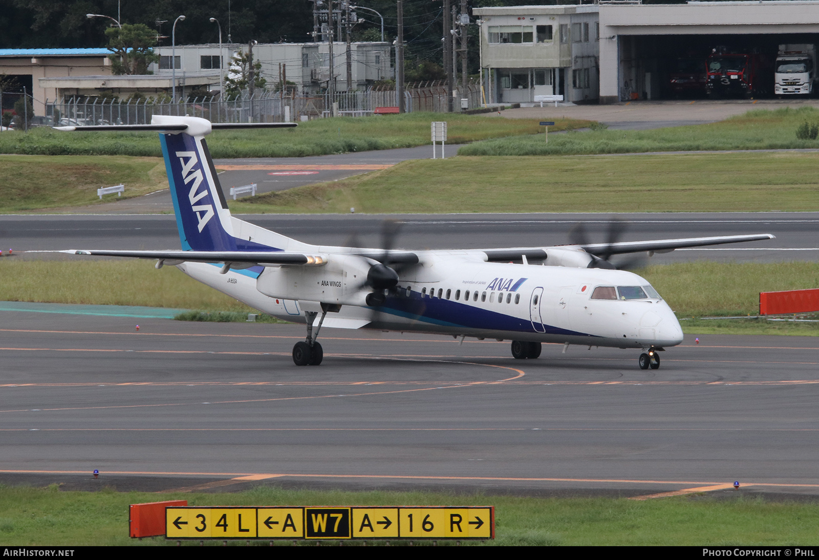 Aircraft Photo of JA855A | Bombardier DHC-8-402 Dash 8 | All Nippon Airways - ANA | AirHistory.net #245337