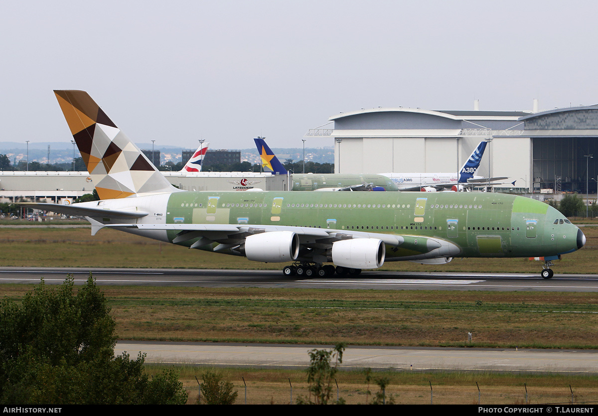 Aircraft Photo of F-WWAB | Airbus A380-861 | Etihad Airways | AirHistory.net #245361