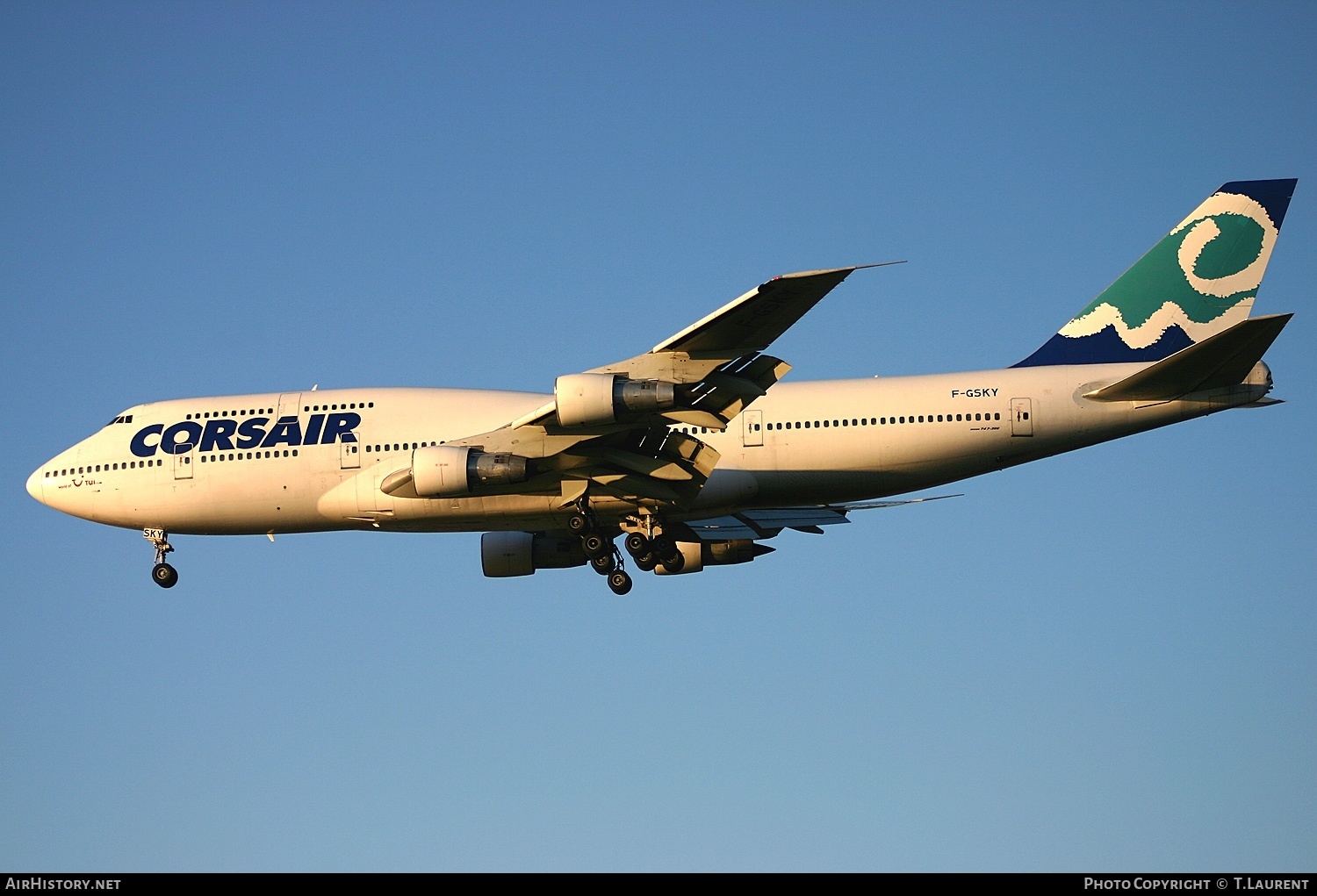 Aircraft Photo of F-GSKY | Boeing 747-312 | Corsair | AirHistory.net #245362