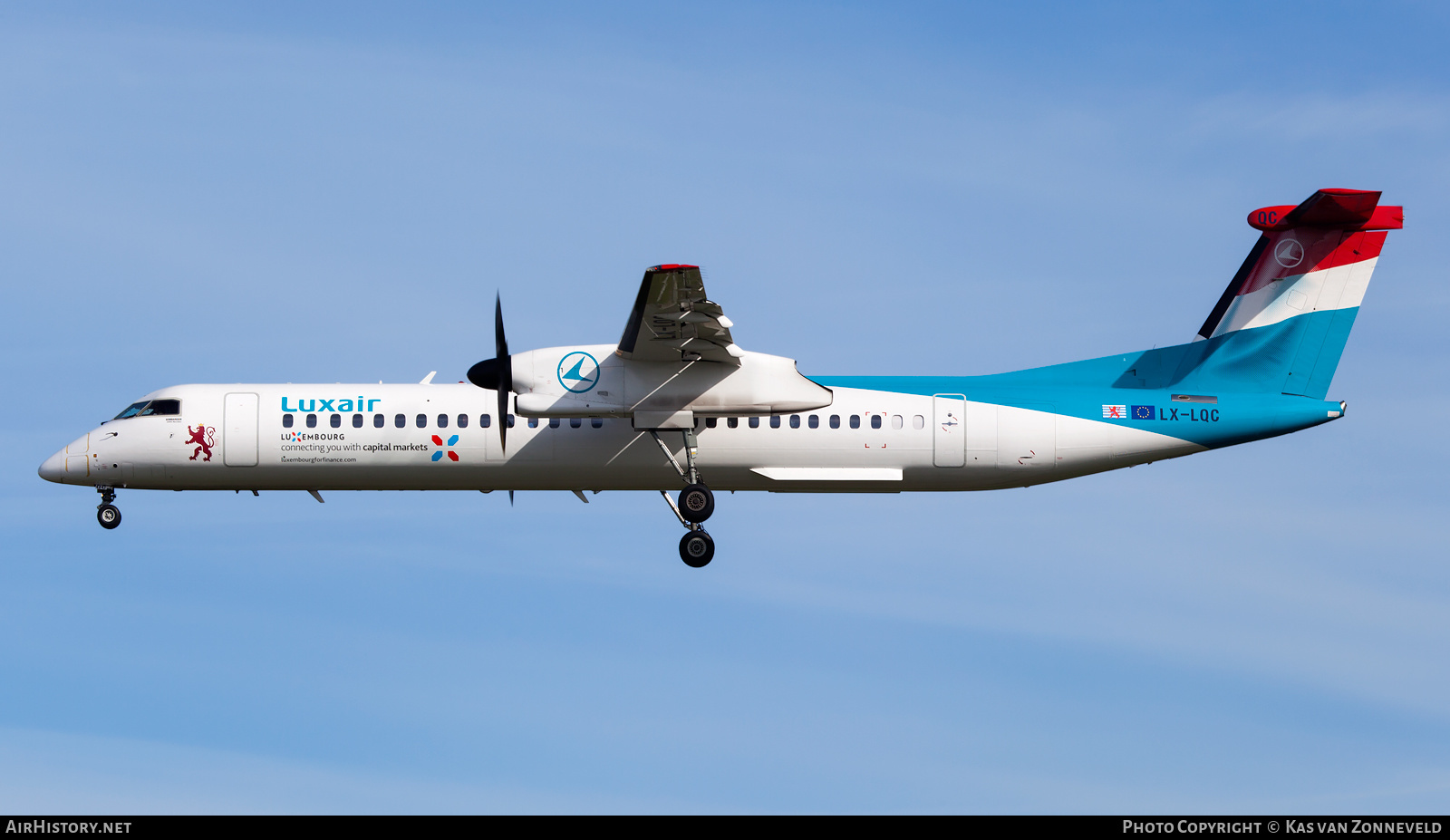 Aircraft Photo of LX-LQC | Bombardier DHC-8-402 Dash 8 | Luxair | AirHistory.net #245368