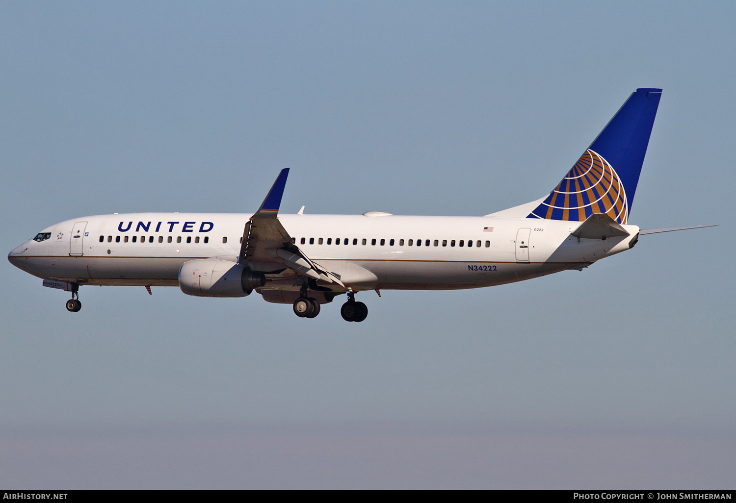 Aircraft Photo of N34222 | Boeing 737-824 | United Airlines | AirHistory.net #245412