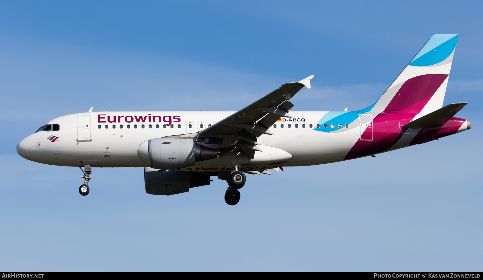Aircraft Photo of D-ABGQ | Airbus A319-112 | Eurowings | AirHistory.net #245425