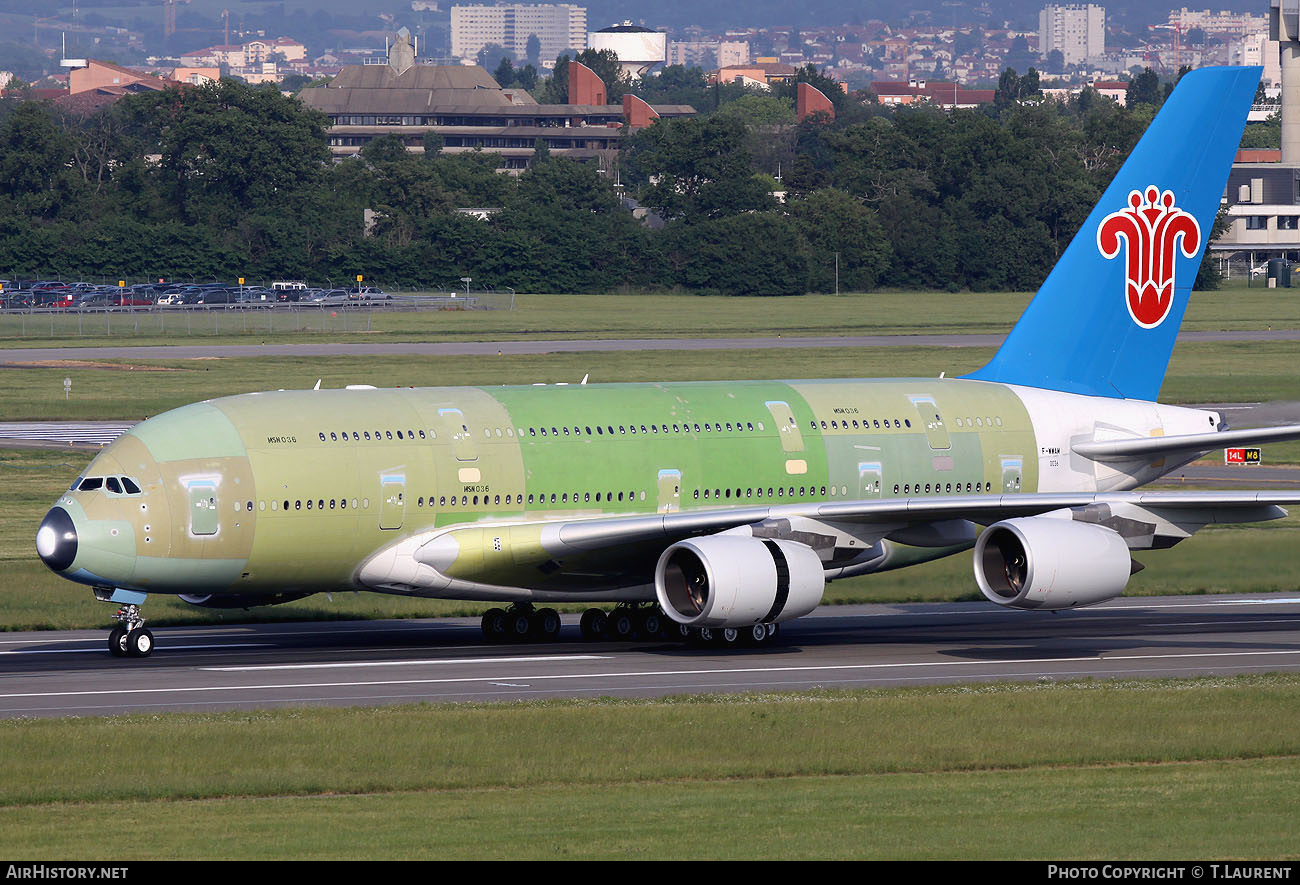 Aircraft Photo of F-WWAM | Airbus A380-841 | China Southern Airlines | AirHistory.net #245433