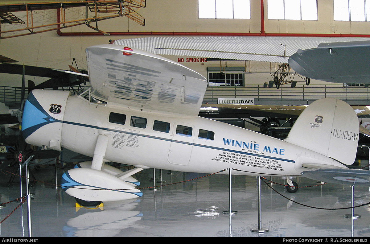 Aircraft Photo of N105W / NC105W | Lockheed 5C Vega | AirHistory.net #245435