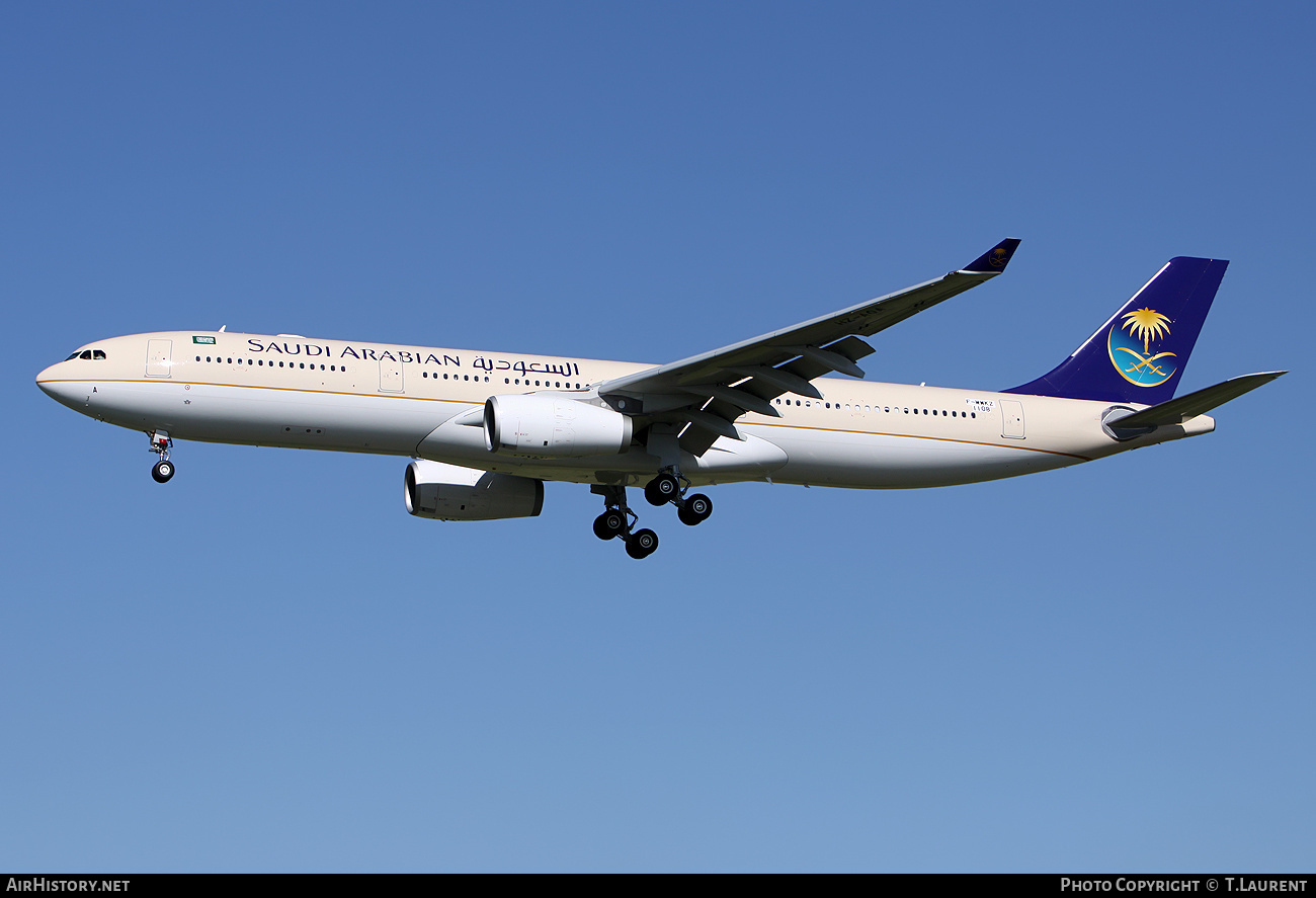 Aircraft Photo of F-WWKZ | Airbus A330-343 | Saudi Arabian Airlines | AirHistory.net #245456