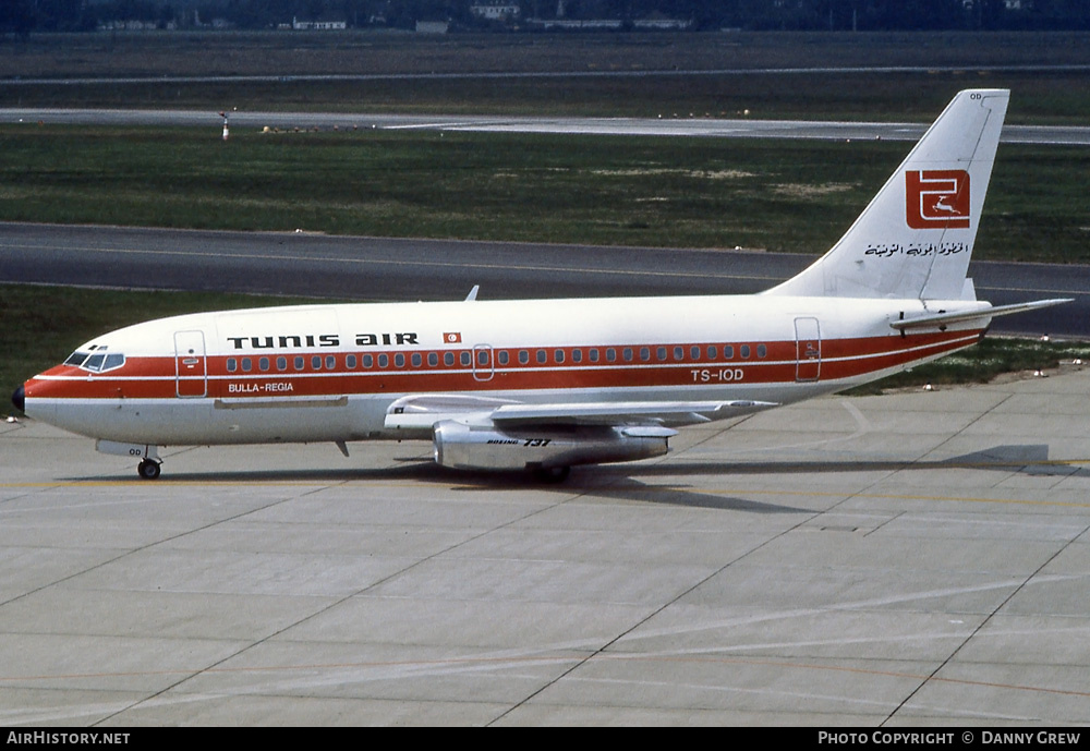 Aircraft Photo of TS-IOD | Boeing 737-2H3C/Adv | Tunisair | AirHistory.net #245469