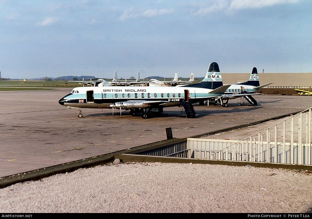 Aircraft Photo of G-AZNB | Vickers 813 Viscount | British Midland Airways - BMA | AirHistory.net #245481