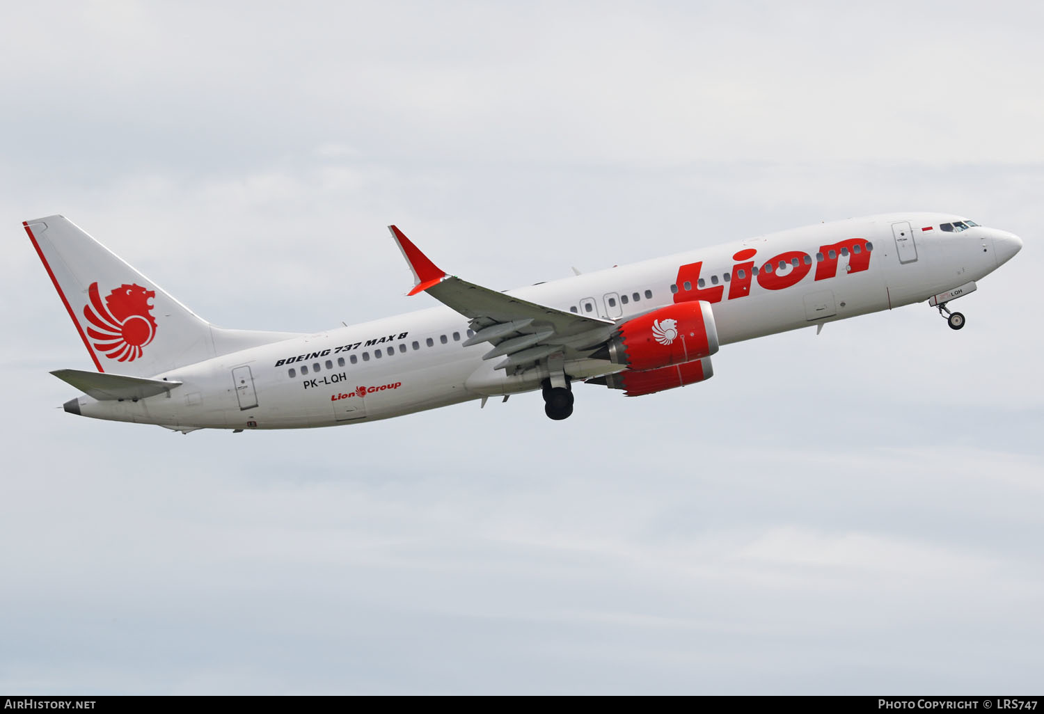 Aircraft Photo of PK-LQH | Boeing 737-8 Max 8 | Lion Air | AirHistory.net #245494