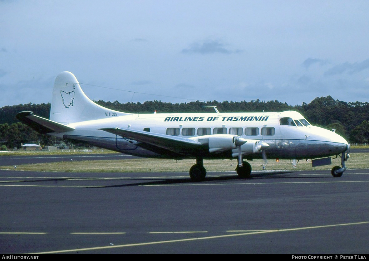 Aircraft Photo of VH-CLV | De Havilland D.H. 114 Heron 2D | Airlines of Tasmania | AirHistory.net #245497