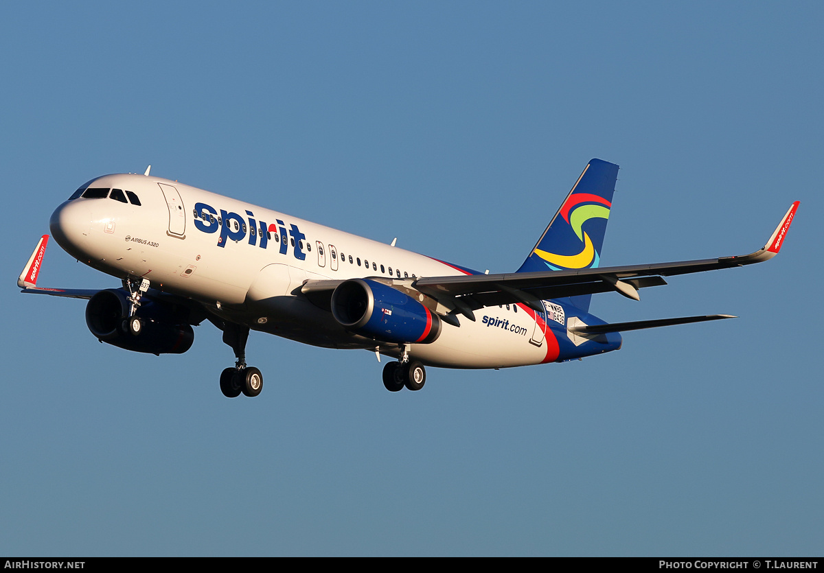 Aircraft Photo of F-WWBE | Airbus A320-232 | Spirit Airlines | AirHistory.net #245546