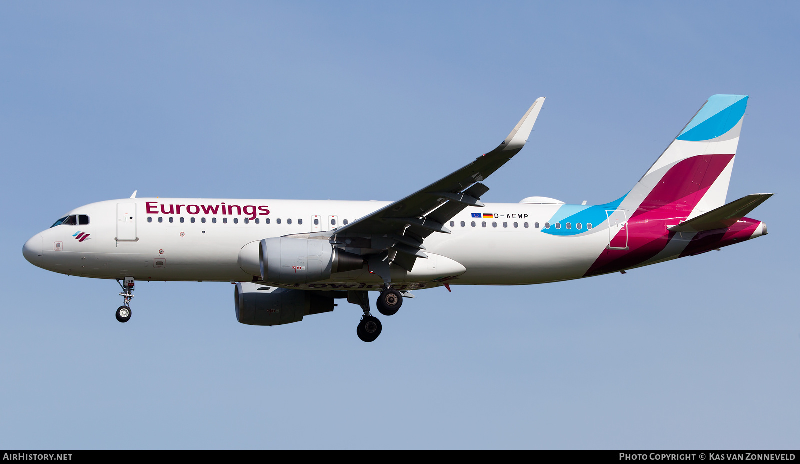 Aircraft Photo of D-AEWP | Airbus A320-214 | Eurowings | AirHistory.net #245570
