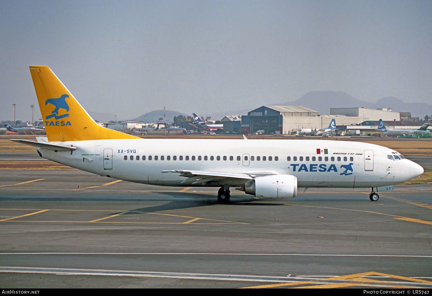 Aircraft Photo of XA-SVQ | Boeing 737-3K2 | TAESA - Transportes Aéreos Ejecutivos | AirHistory.net #245588