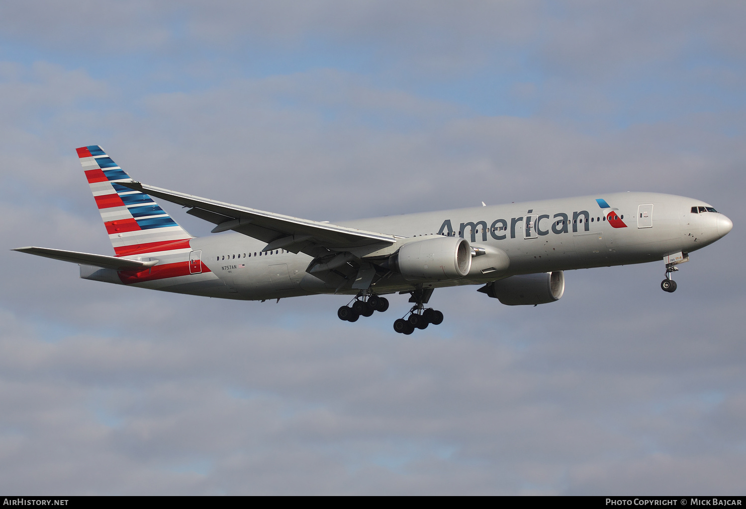 Aircraft Photo of N757AN | Boeing 777-223/ER | American Airlines | AirHistory.net #245592