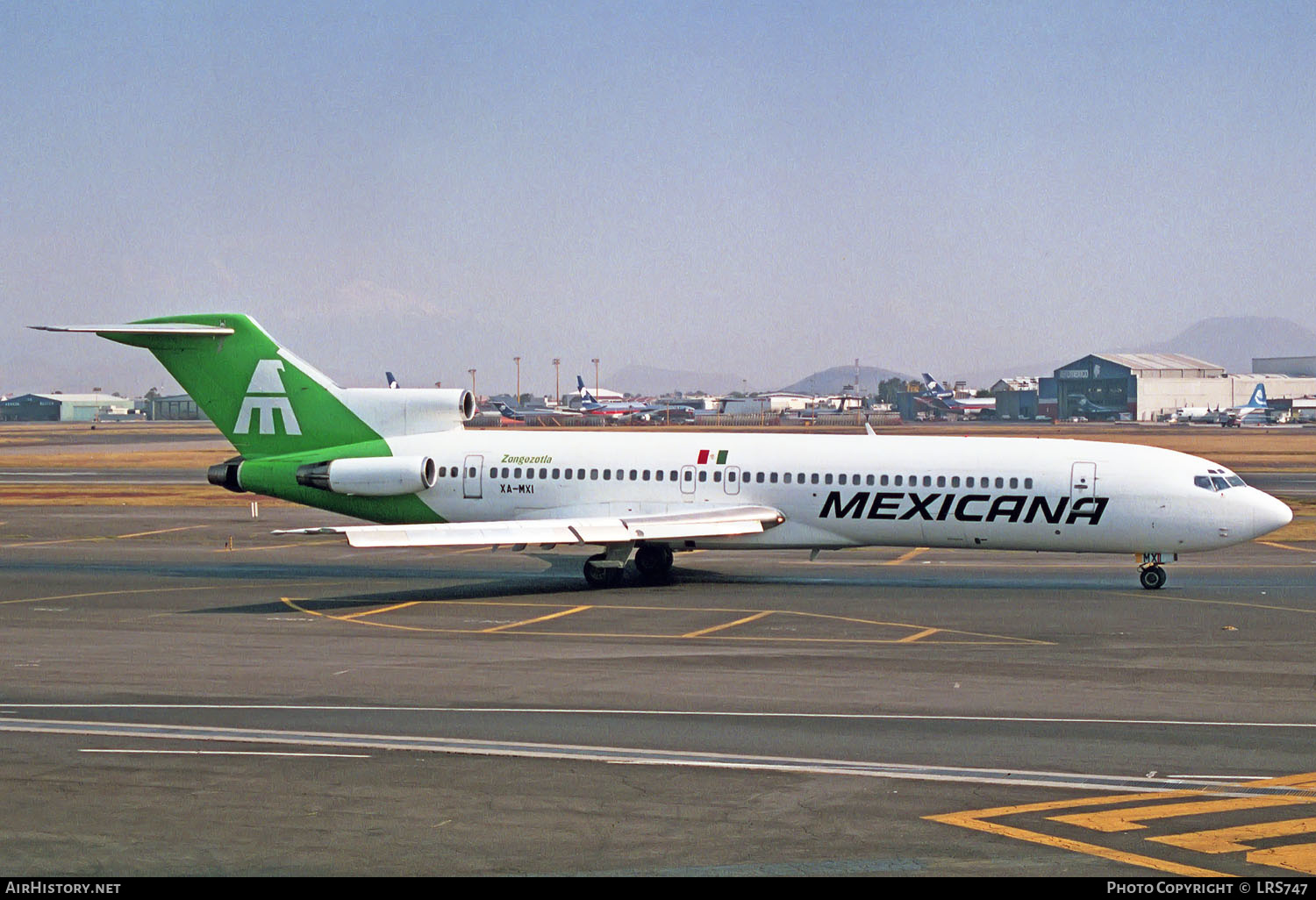 Aircraft Photo of XA-MXI | Boeing 727-2A1/Adv | Mexicana | AirHistory.net #245610