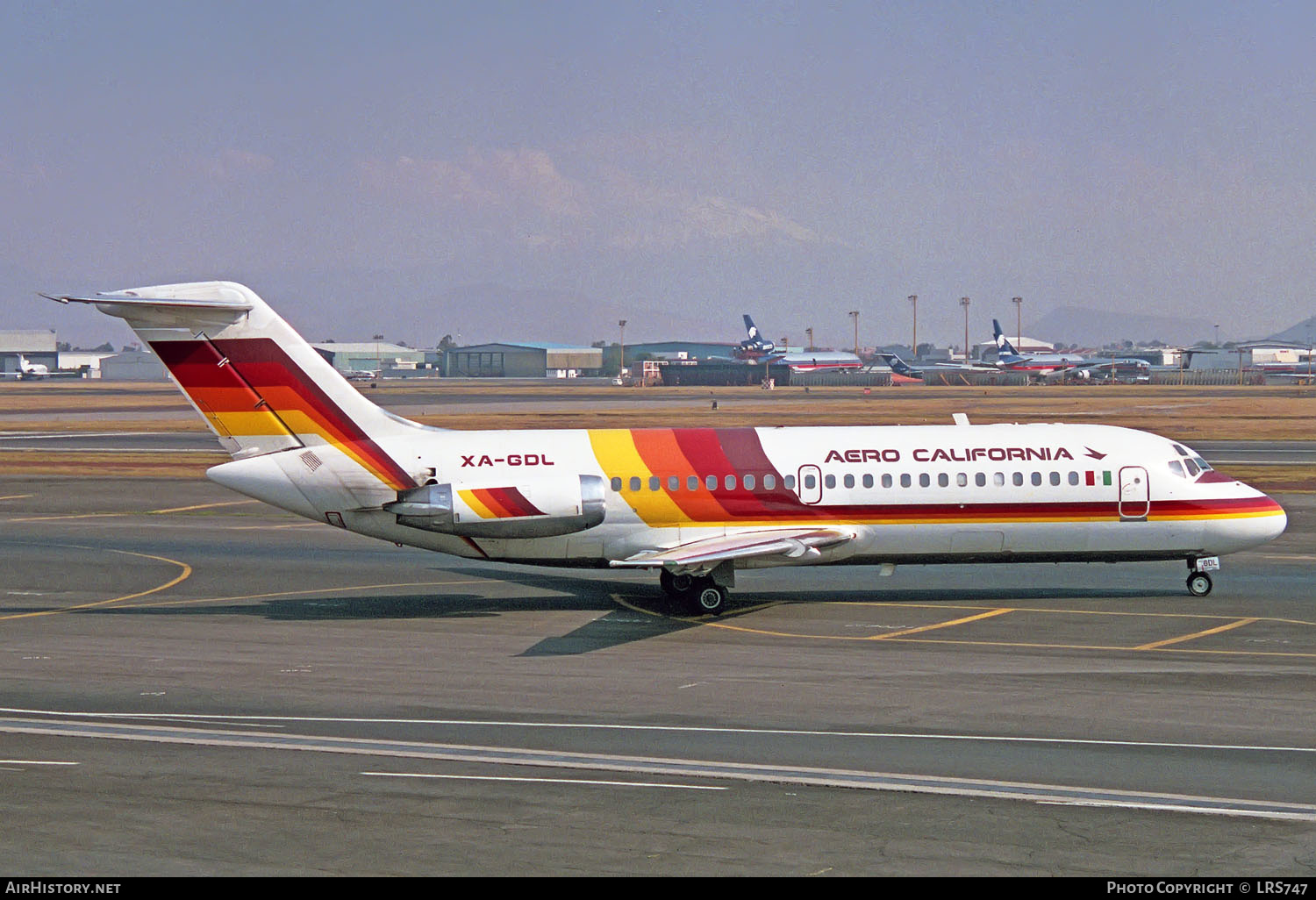 Aircraft Photo of XA-GDL | McDonnell Douglas DC-9-15 | Aero California | AirHistory.net #245616