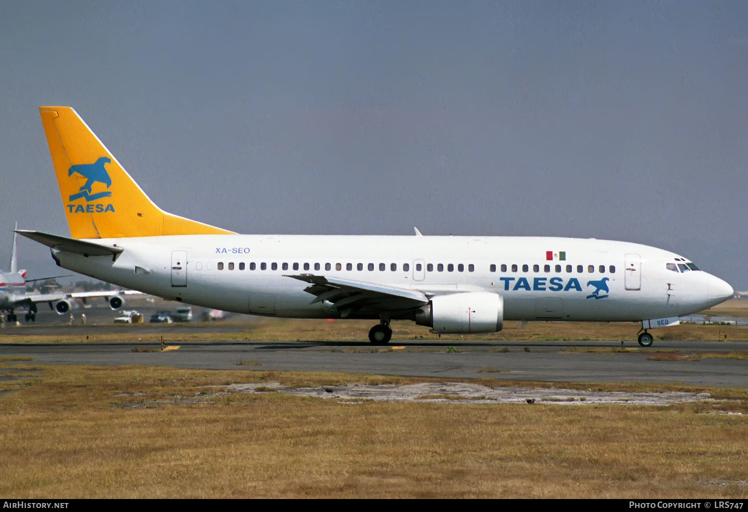 Aircraft Photo of XA-SEO | Boeing 737-3Y0 | TAESA - Transportes Aéreos Ejecutivos | AirHistory.net #245618