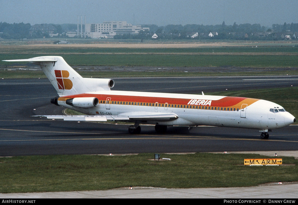 Aircraft Photo of EC-CBD | Boeing 727-256/Adv | Iberia | AirHistory.net #245619