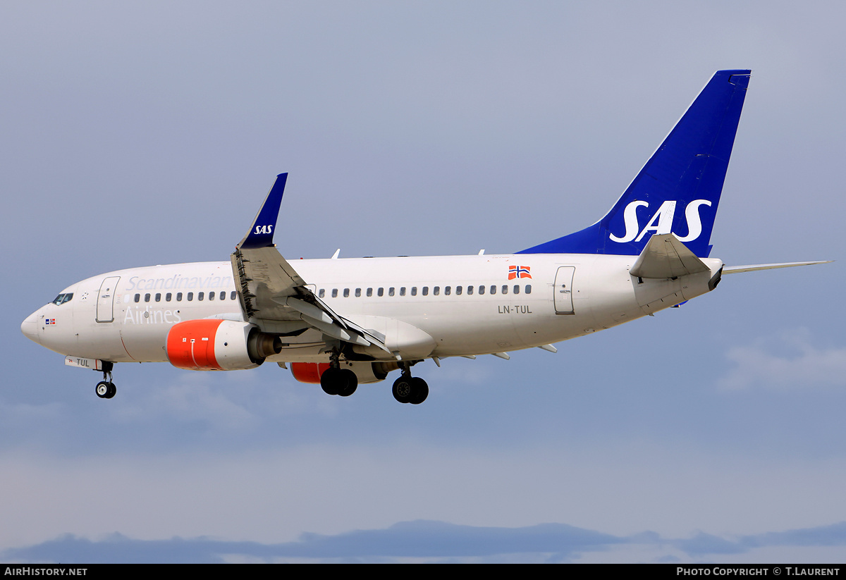 Aircraft Photo of LN-TUL | Boeing 737-705 | Scandinavian Airlines - SAS | AirHistory.net #245622