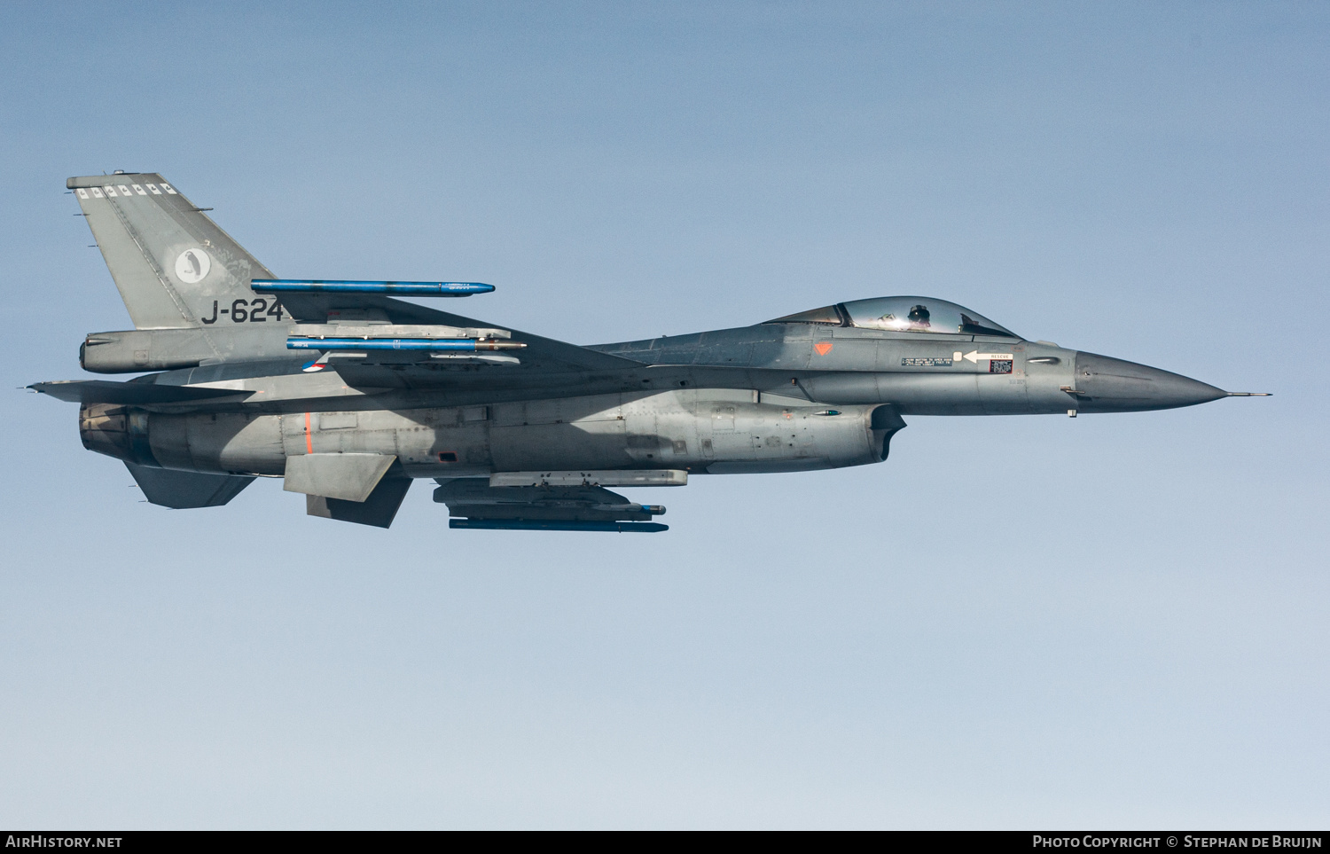 Aircraft Photo of J-624 | General Dynamics F-16AM Fighting Falcon | Netherlands - Air Force | AirHistory.net #245629