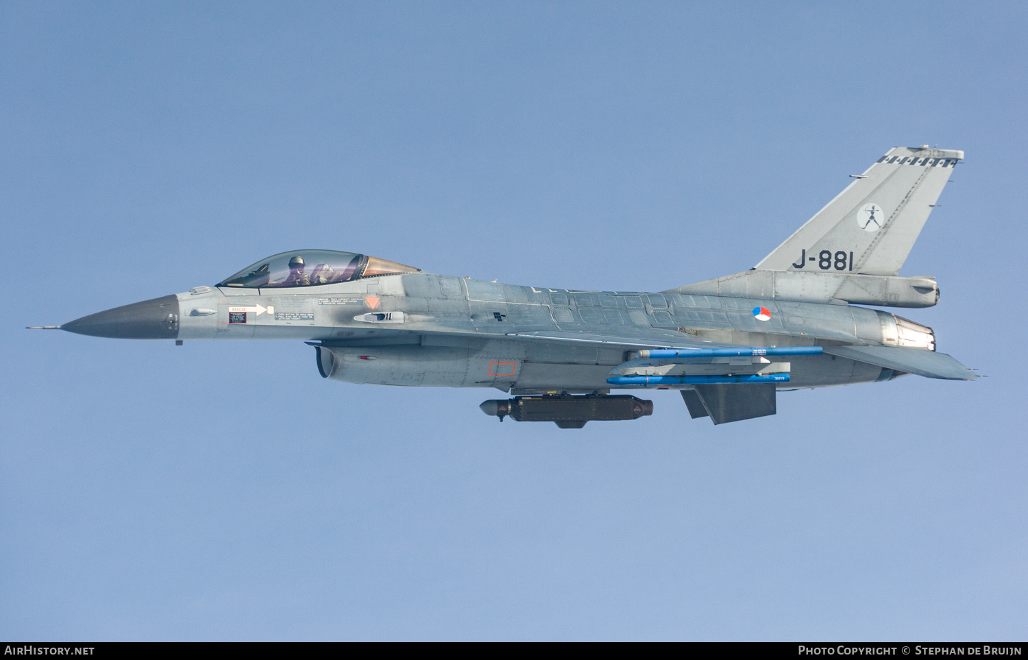 Aircraft Photo of J-881 | General Dynamics F-16AM Fighting Falcon | Netherlands - Air Force | AirHistory.net #245632