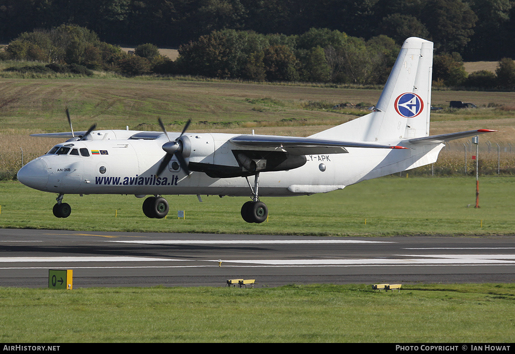 Aircraft Photo of LY-APK | Antonov An-26B | Aviavilsa | AirHistory.net #245653