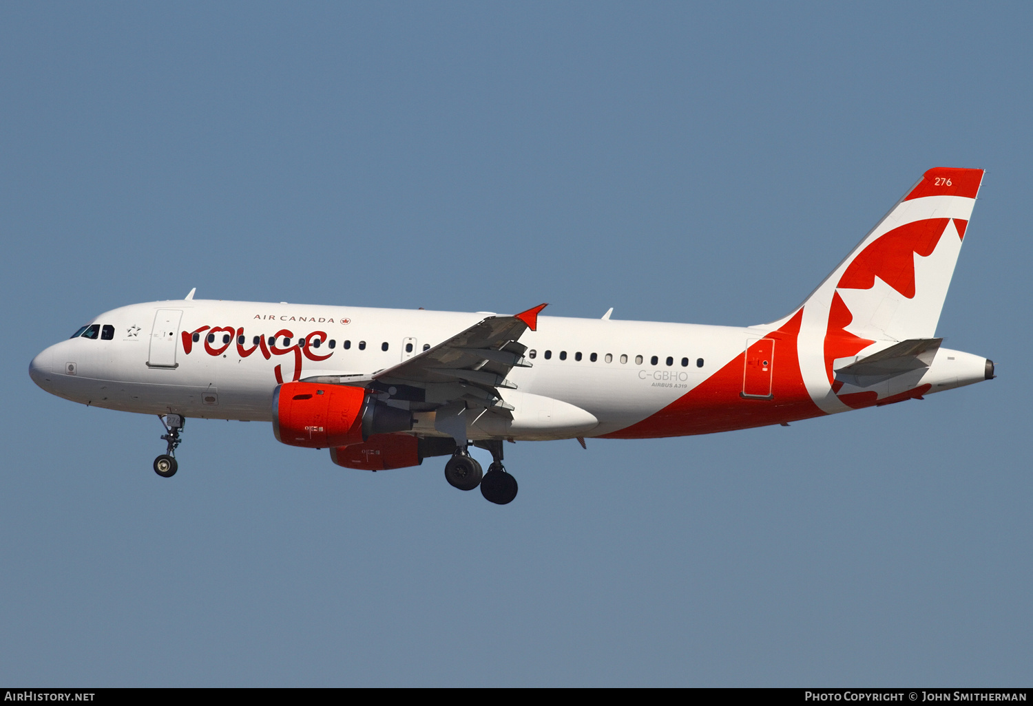 Aircraft Photo of C-GBHO | Airbus A319-114 | Air Canada Rouge | AirHistory.net #245655