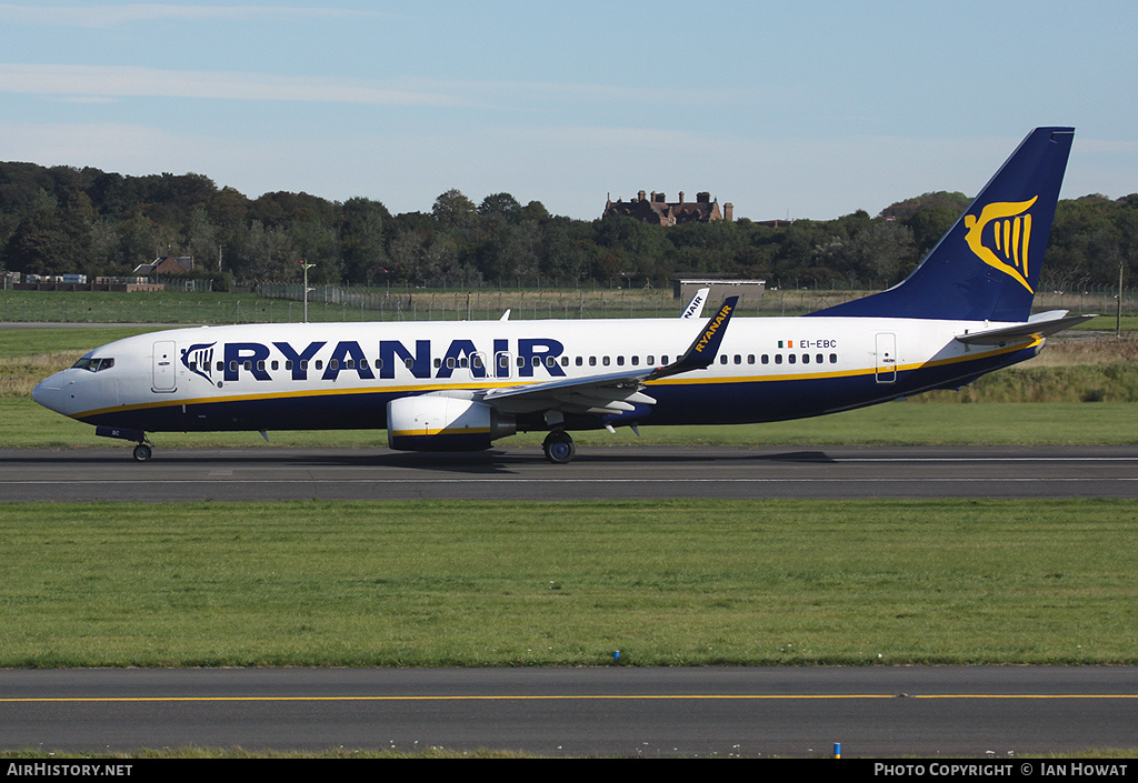 Aircraft Photo of EI-EBC | Boeing 737-8AS | Ryanair | AirHistory.net #245656