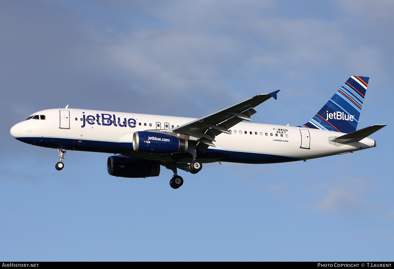 Aircraft Photo of F-WWDN | Airbus A320-232 | JetBlue Airways | AirHistory.net #245671