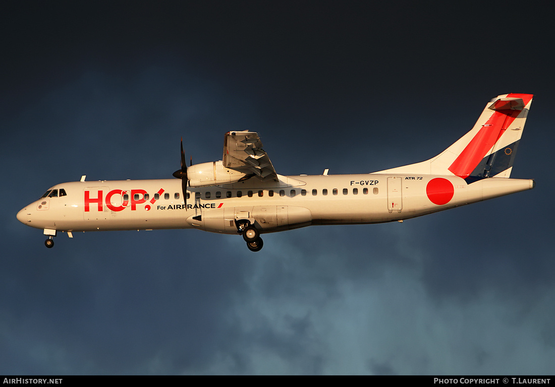 Aircraft Photo of F-GVZP | ATR ATR-72-500 (ATR-72-212A) | Hop! | AirHistory.net #245692