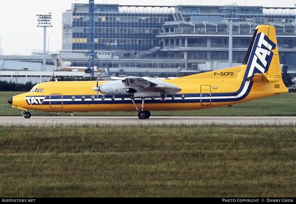 Aircraft Photo of F-GCFD | Fairchild Hiller FH-227B | TAT - Touraine Air Transport | AirHistory.net #245716