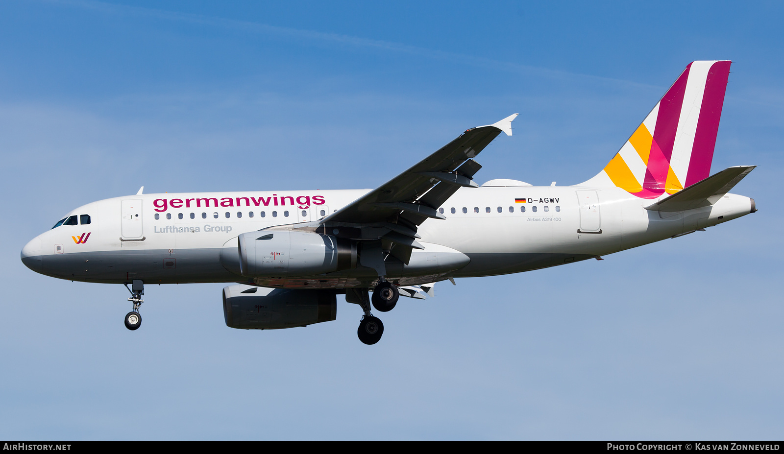 Aircraft Photo of D-AGWV | Airbus A319-132 | Eurowings | AirHistory.net #245718