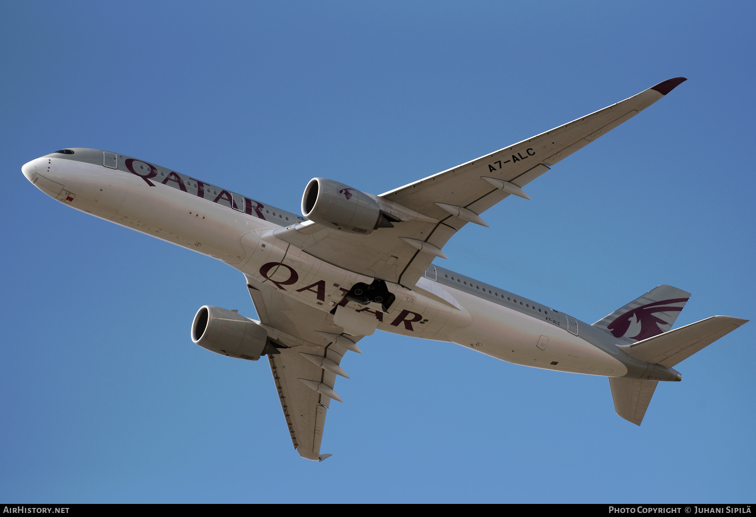 Aircraft Photo of A7-ALC | Airbus A350-941 | Qatar Airways | AirHistory.net #245721
