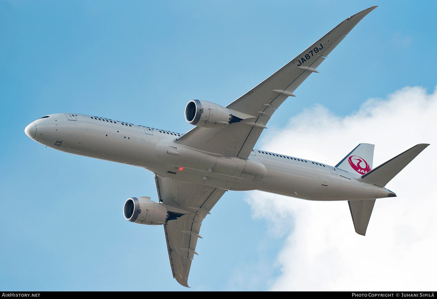 Aircraft Photo of JA879J | Boeing 787-9 Dreamliner | Japan Airlines - JAL | AirHistory.net #245742