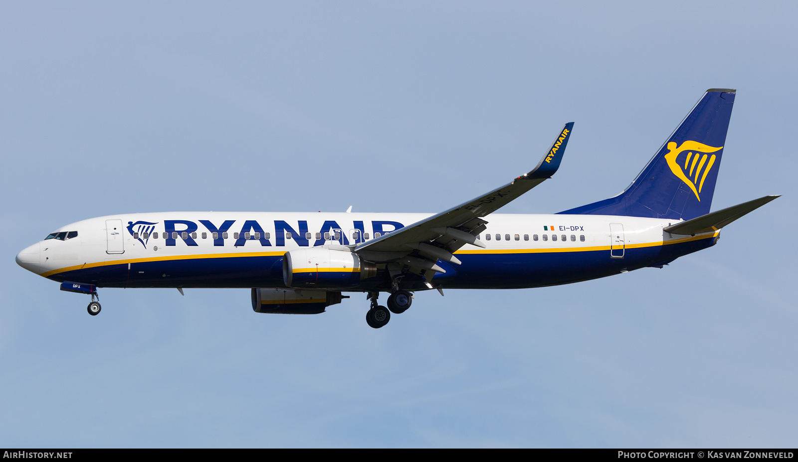 Aircraft Photo of EI-DPX | Boeing 737-8AS | Ryanair | AirHistory.net #245761