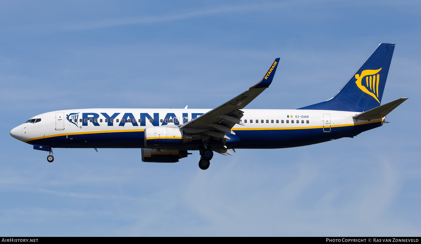 Aircraft Photo of EI-DAR | Boeing 737-8AS | Ryanair | AirHistory.net #245762