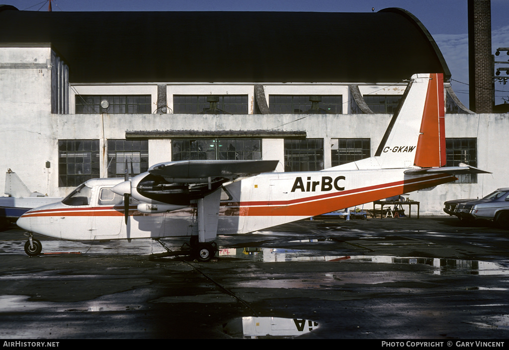 Aircraft Photo of C-GKAW | Britten-Norman BN-2A-8 Islander | Air BC | AirHistory.net #245782