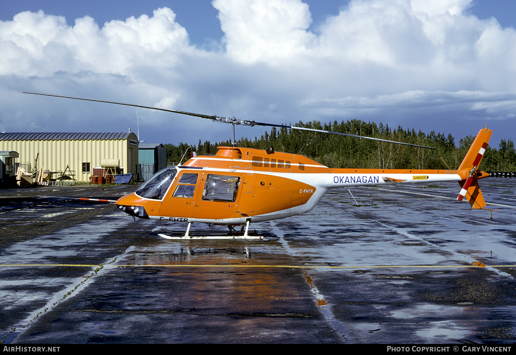 Aircraft Photo of C-FHTR | Bell 206B JetRanger II | Okanagan Helicopters | AirHistory.net #245787